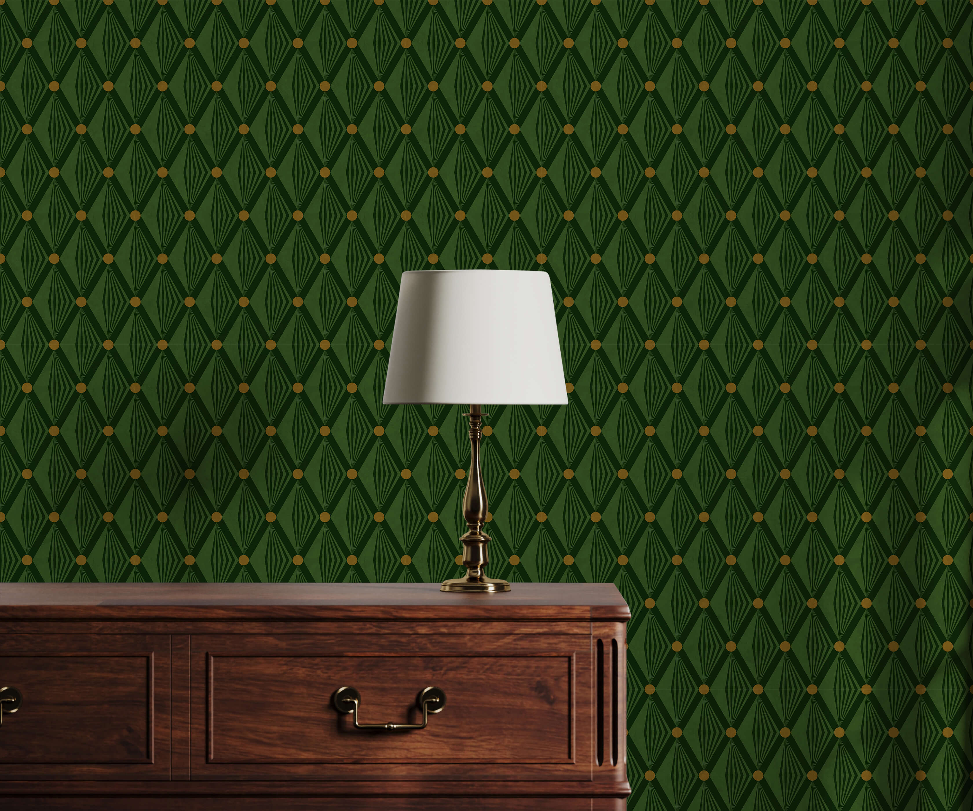 Bobbi Beck Franco Art Deco Luxury Wallpaper