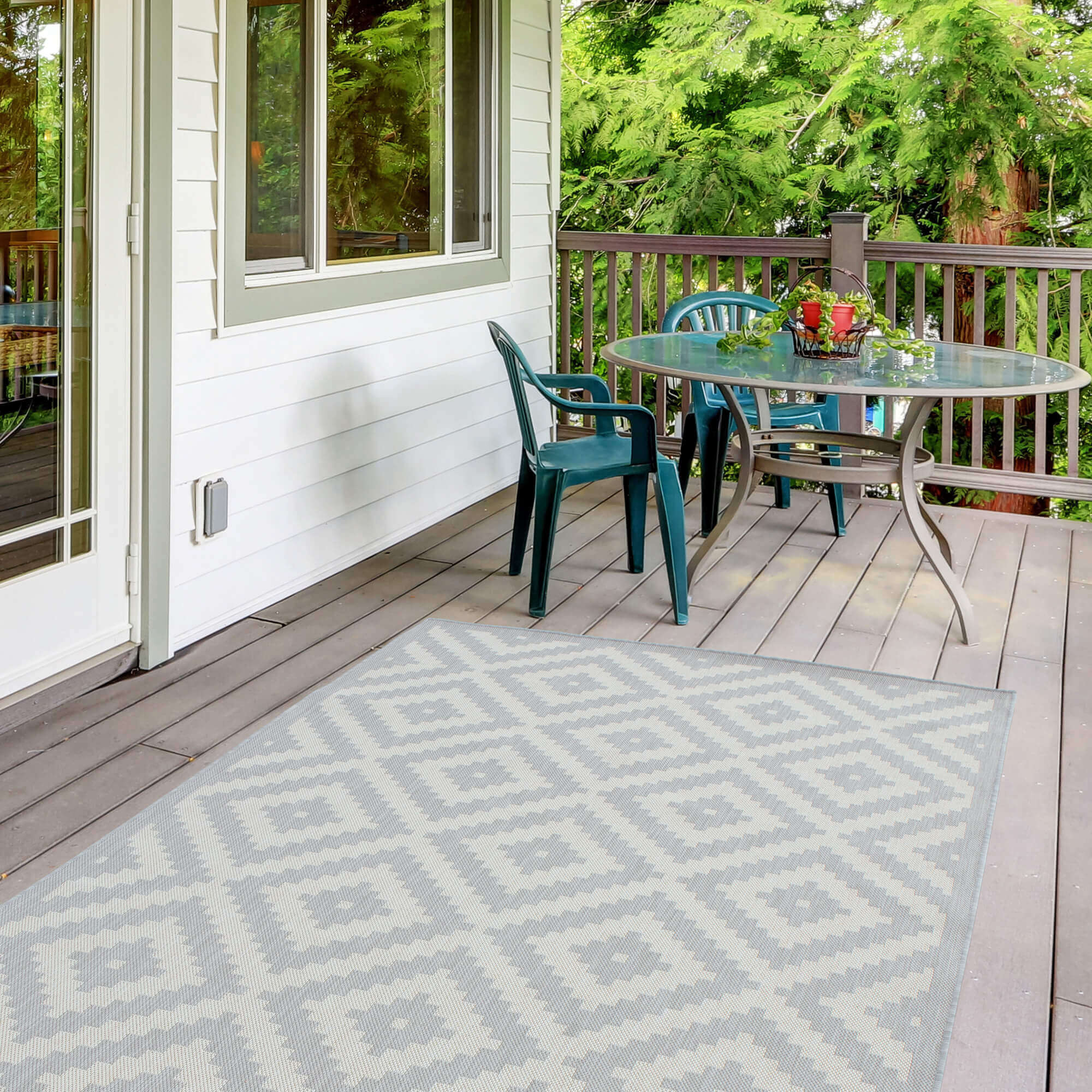 Ecology Outdoor Rug Grey | 100g