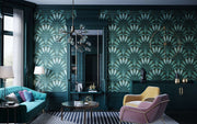 Bobbi Beck Frond Art Deco Luxury Wallpaper