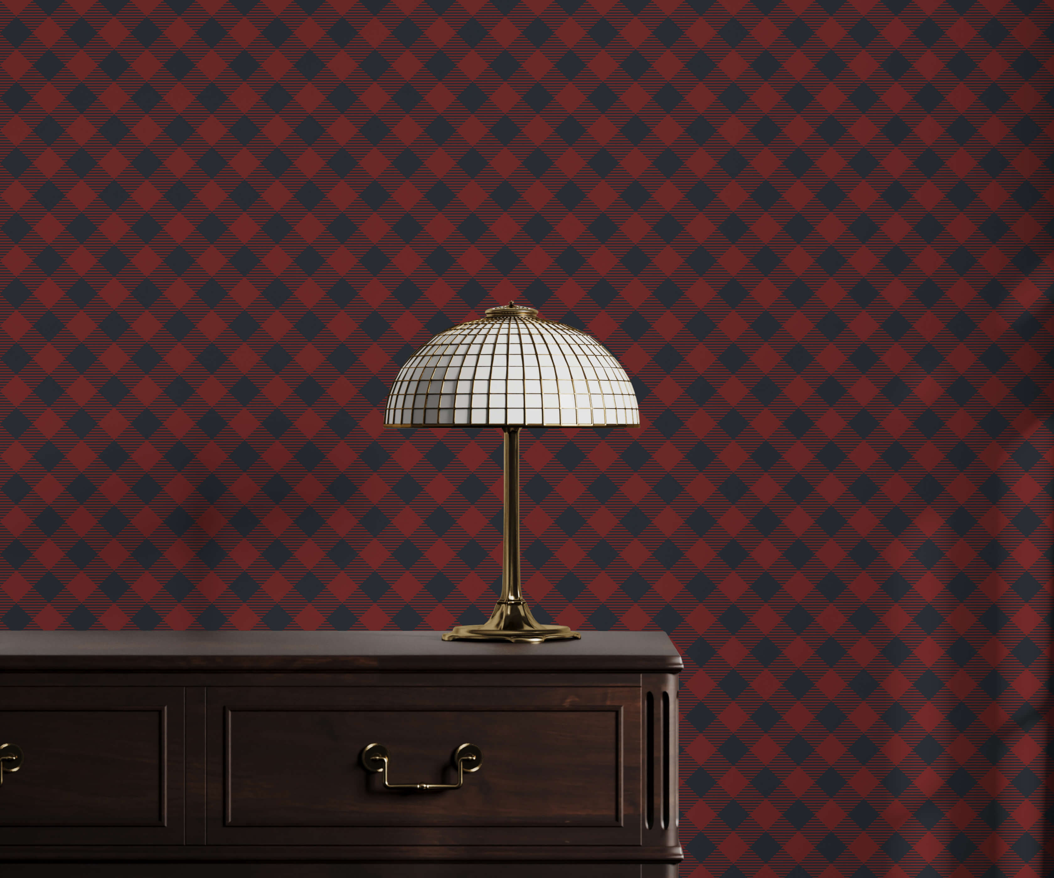 Bobbi Beck Jack Check Luxury Wallpaper