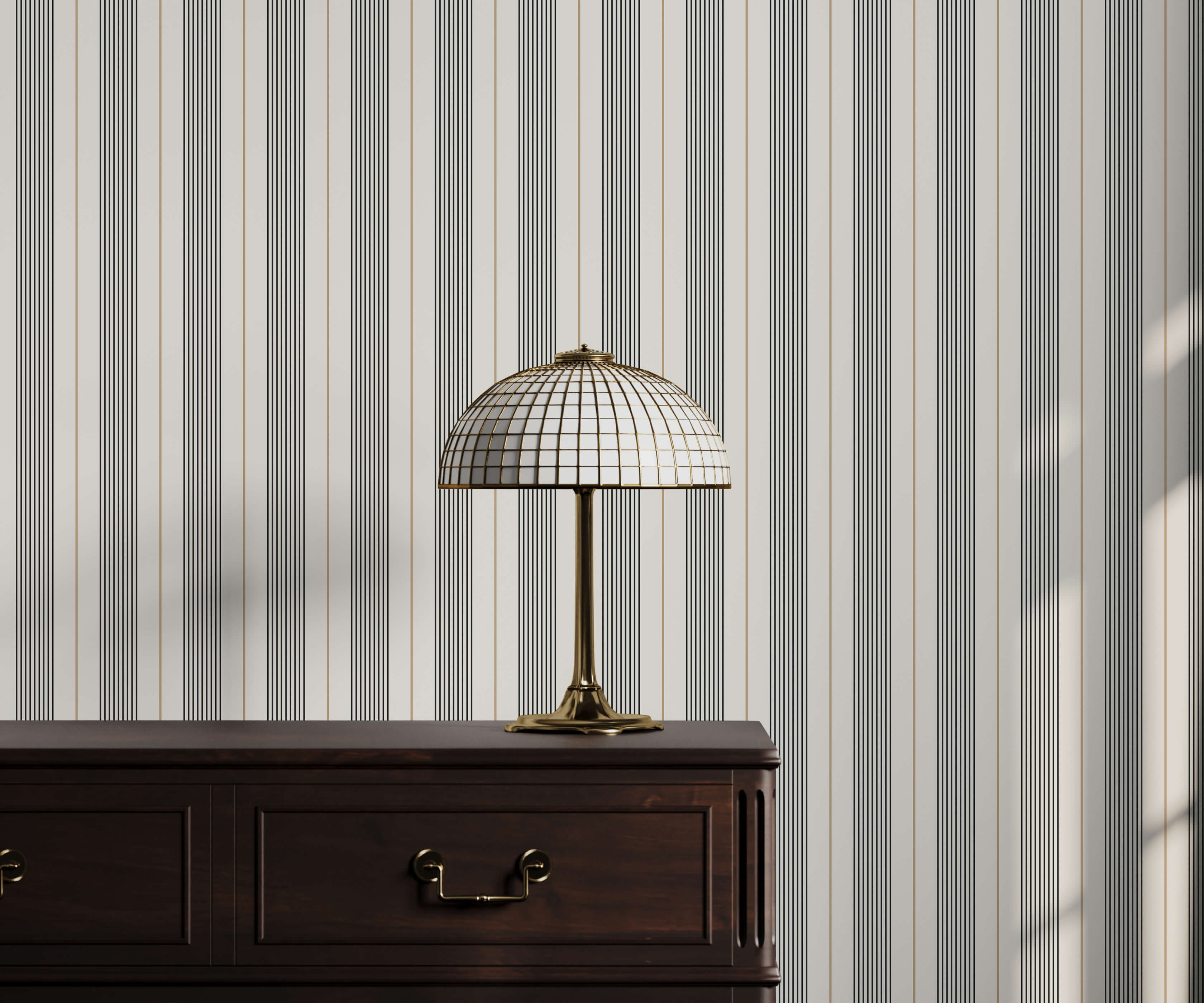 Bobbi Beck James Striped Luxury Wallpaper