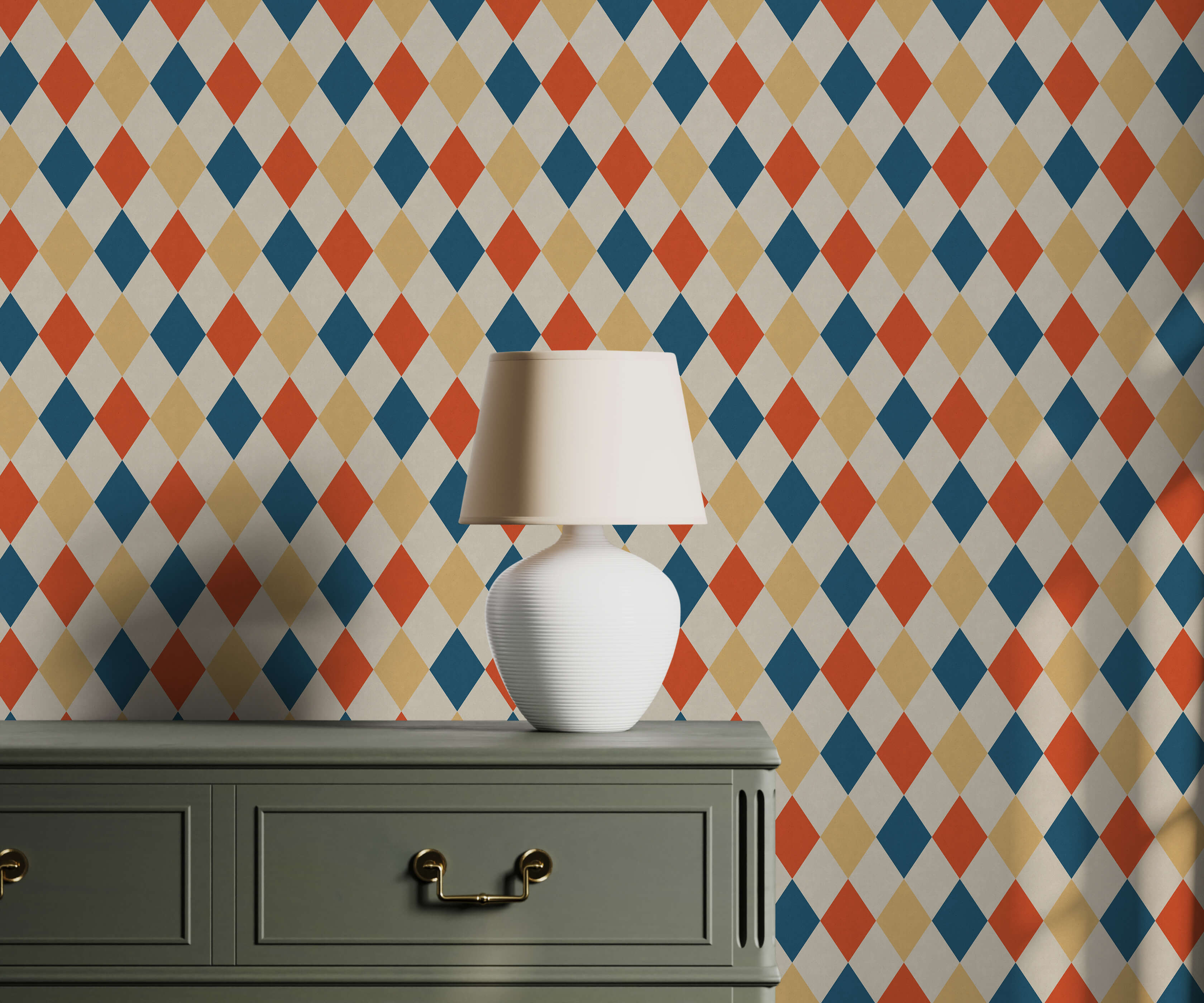 Bobbi Beck Lorenzo Patterned Luxury Wallpaper