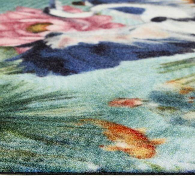 Washable Indoor Mat Tropical Design