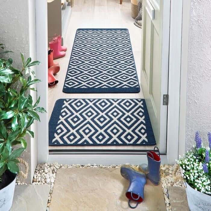 Washable Mat and Runner Diamond