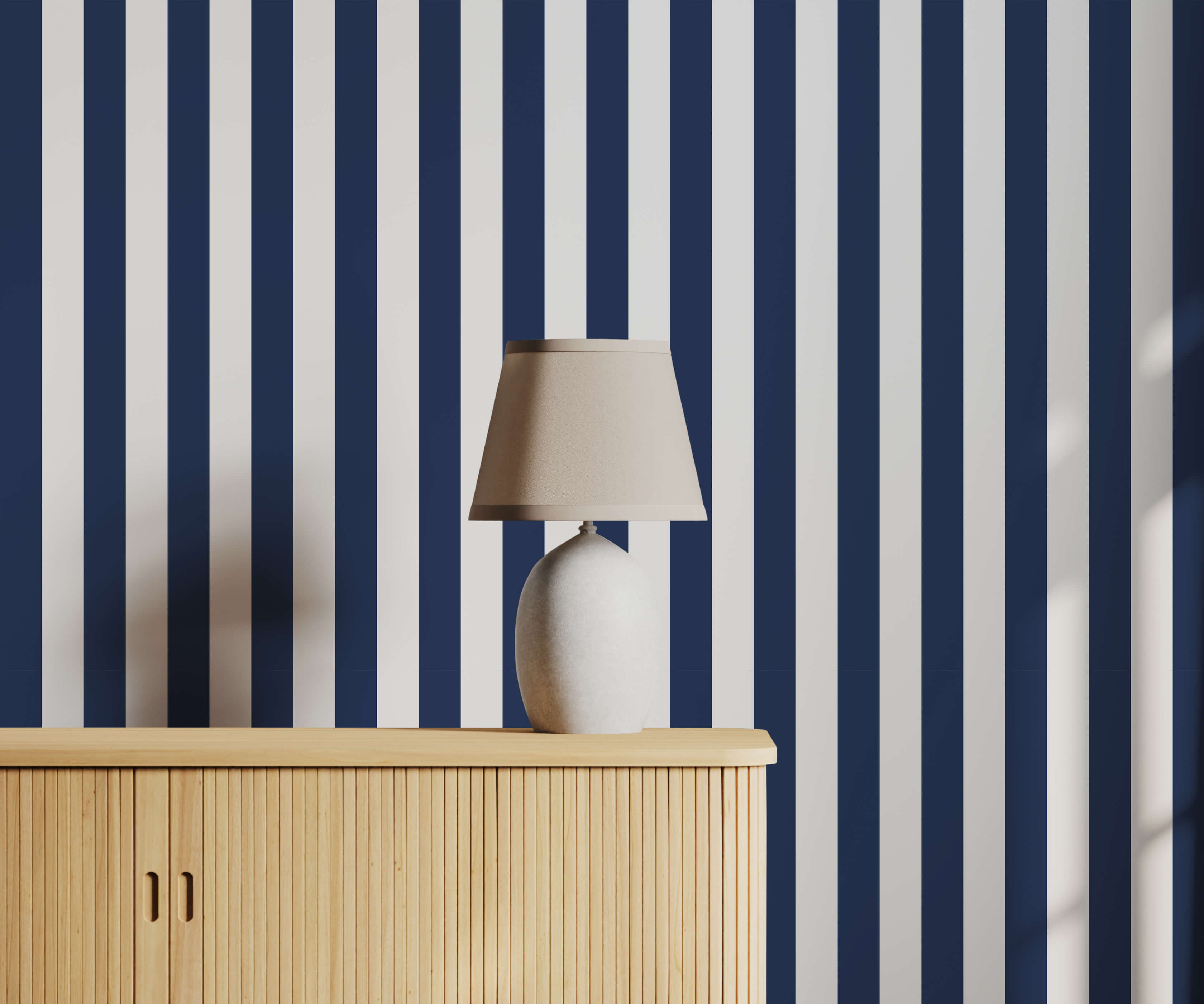 Bobbi Beck Offshore Striped Luxury Wallpaper