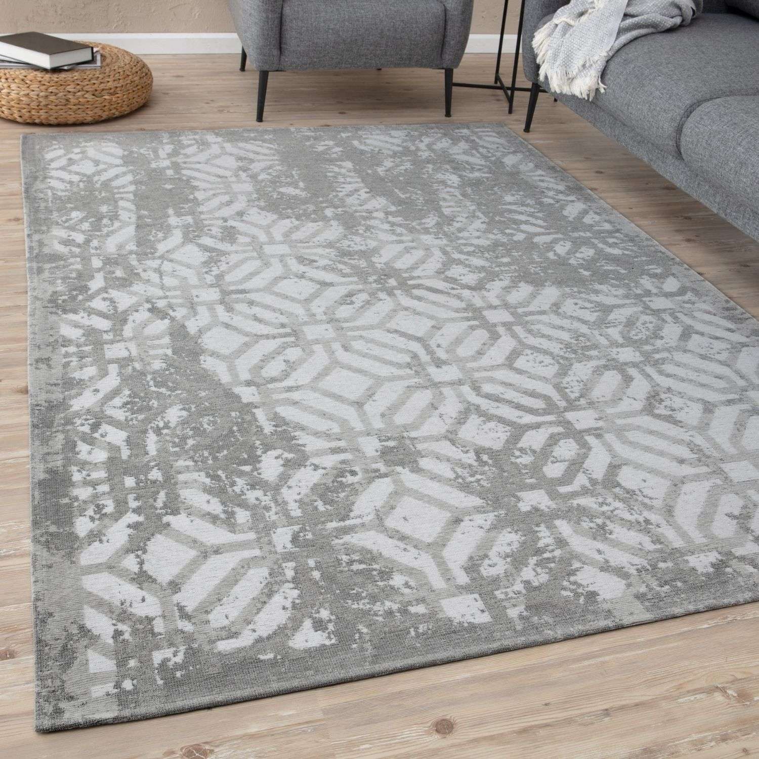Washable Rug Carina Grey | 6932