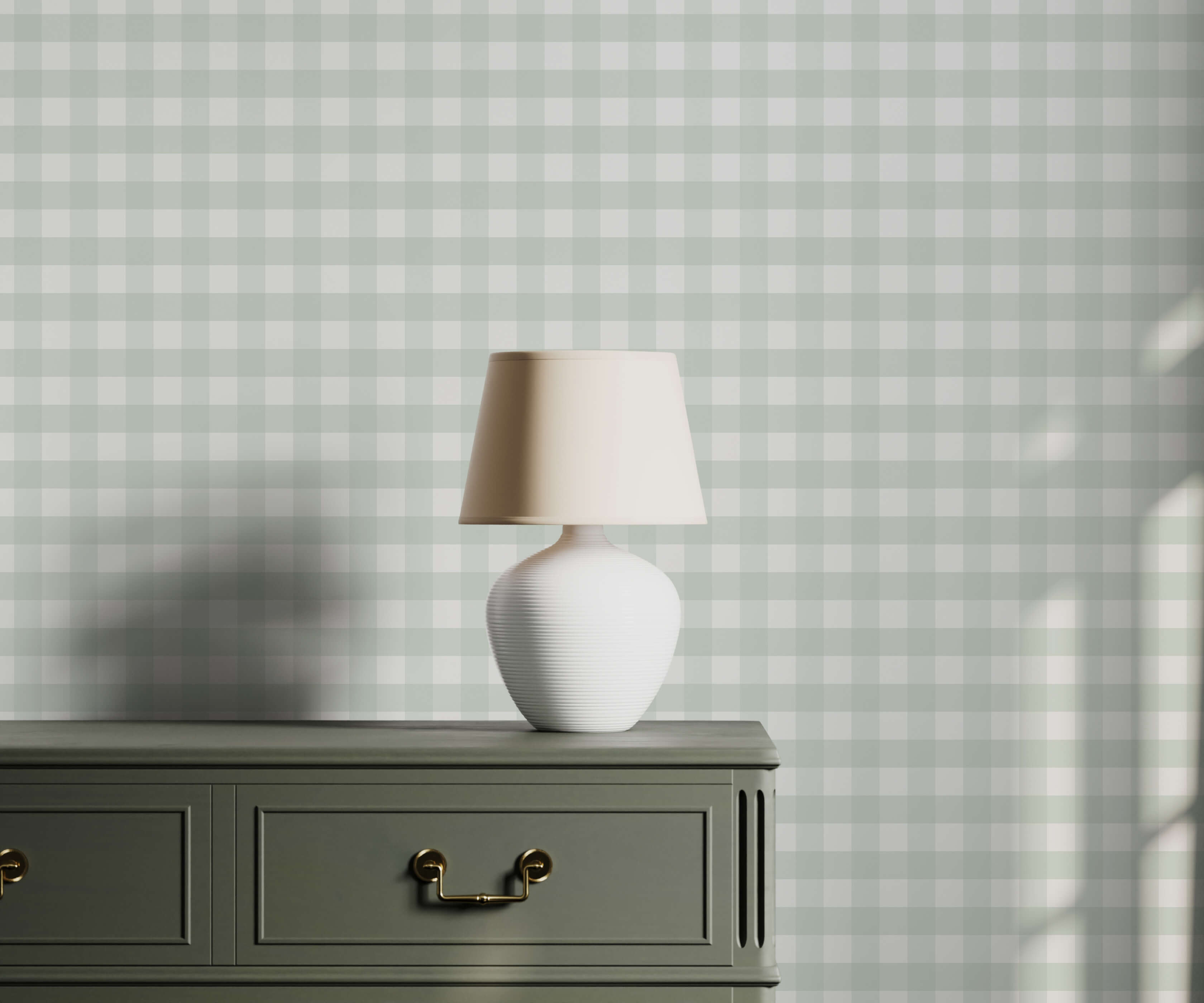Bobbi Beck Pavlova Checked Luxury Wallpaper