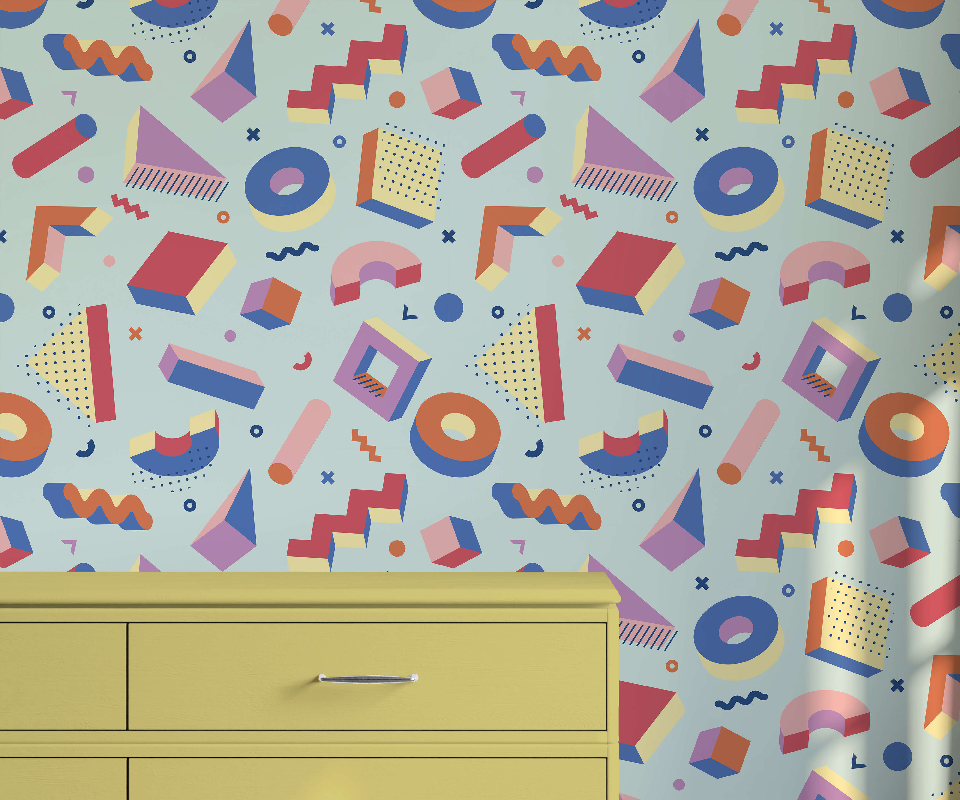 Bobbi Beck Pop Patterned Luxury Wallpaper