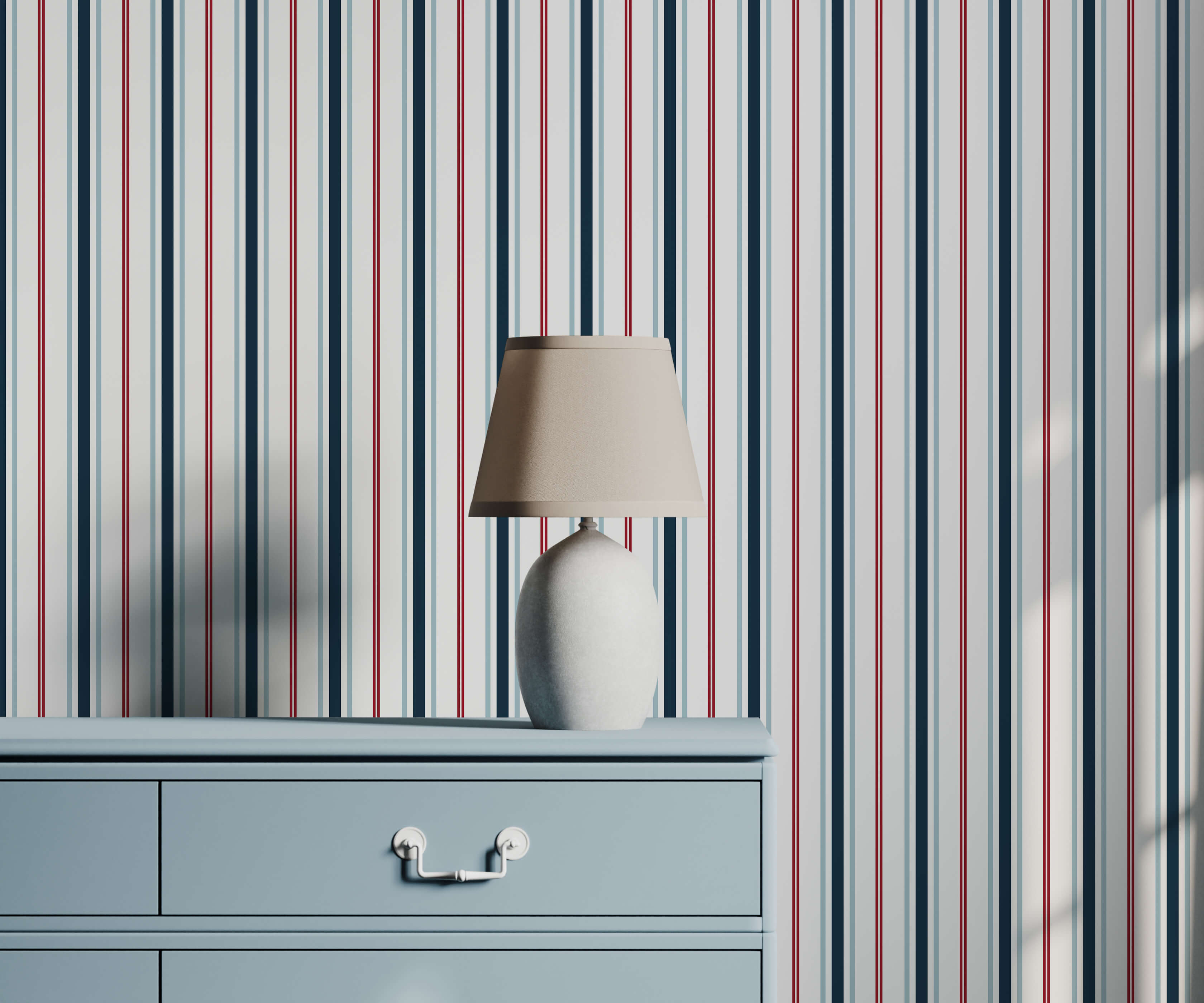 Bobbi Beck Sailor Striped Luxury Wallpaper
