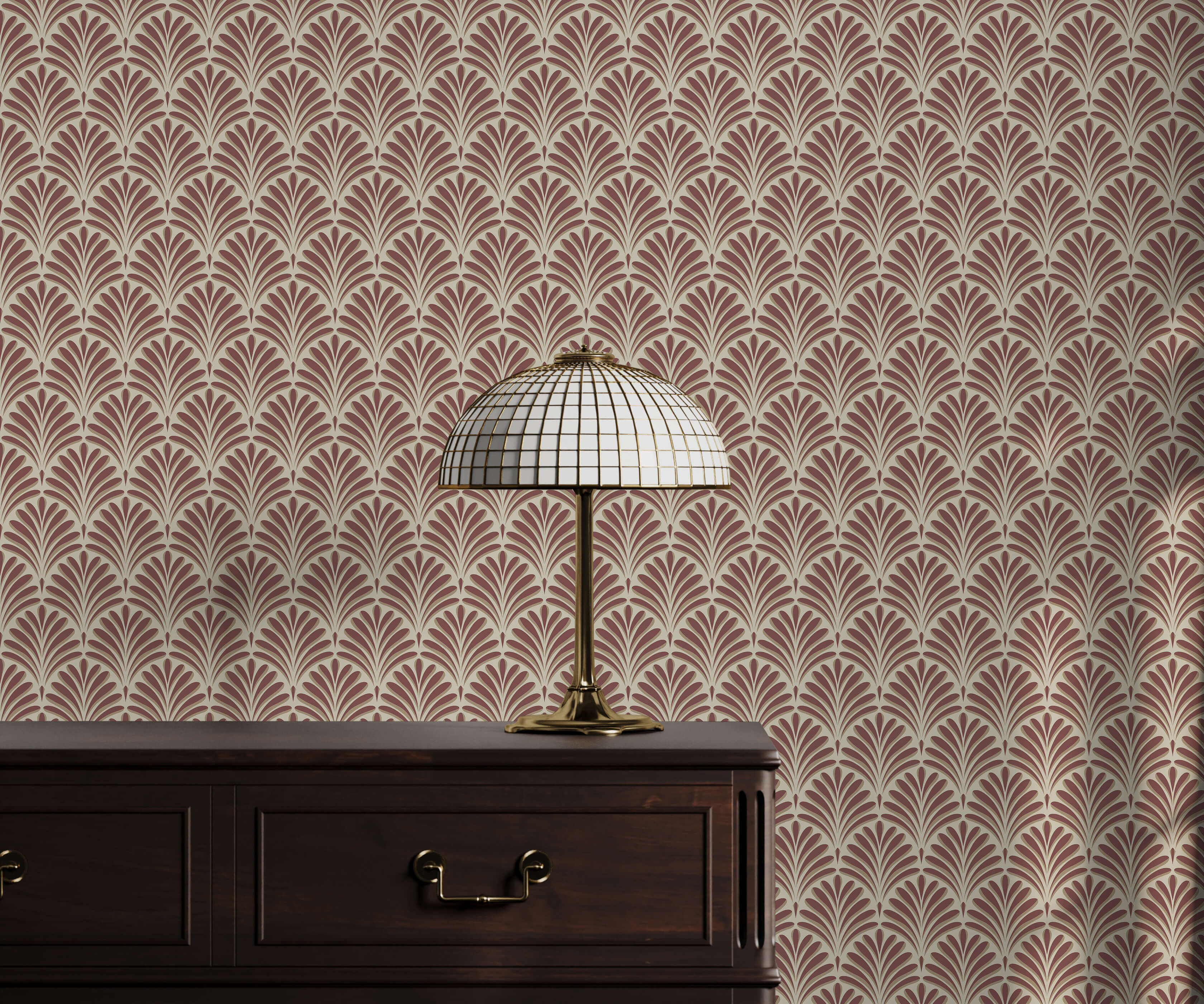 Bobbi Beck Soho Fan Luxury Wallpaper