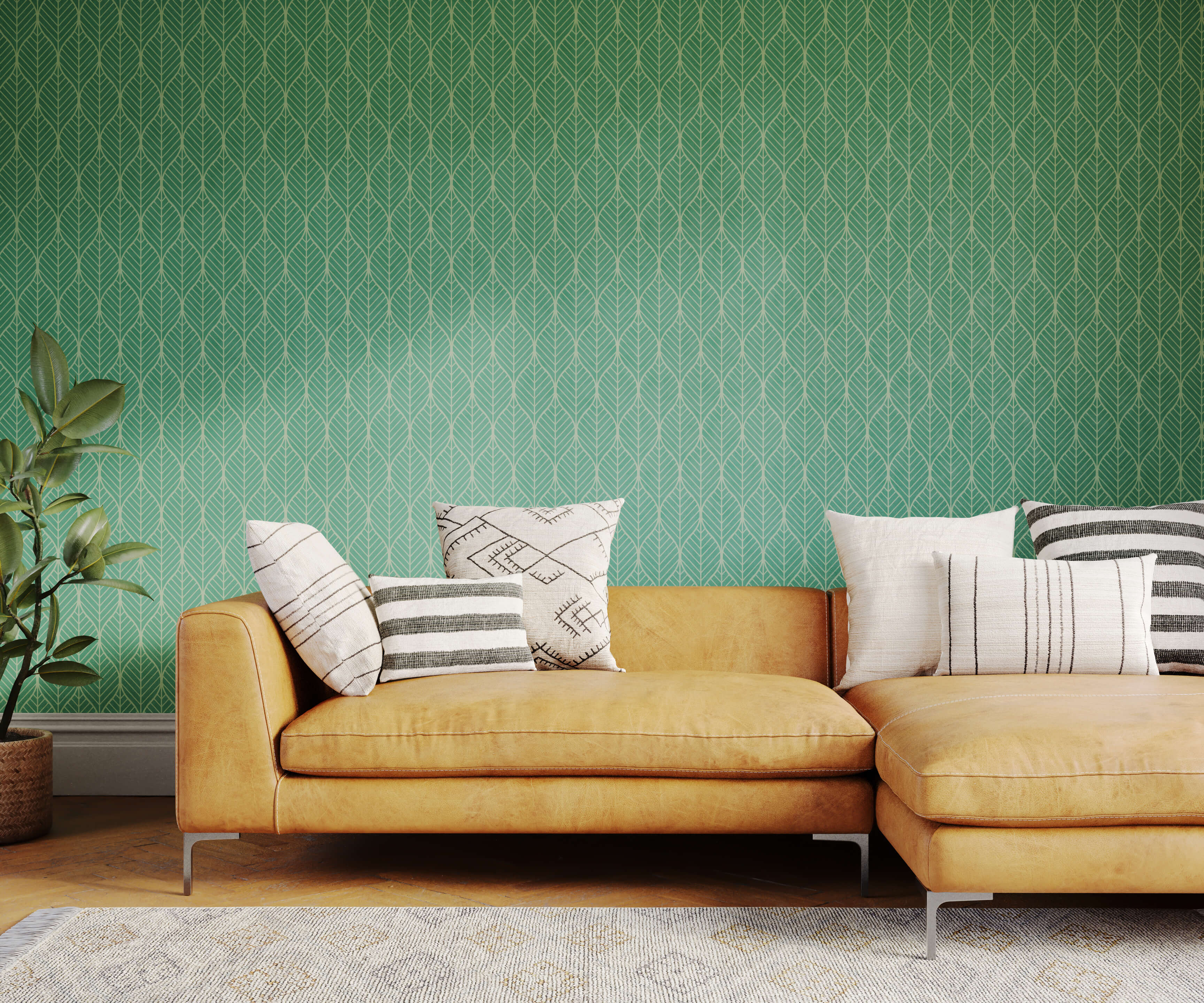 Bobbi Beck Sweep Geometric Luxury Wallpaper