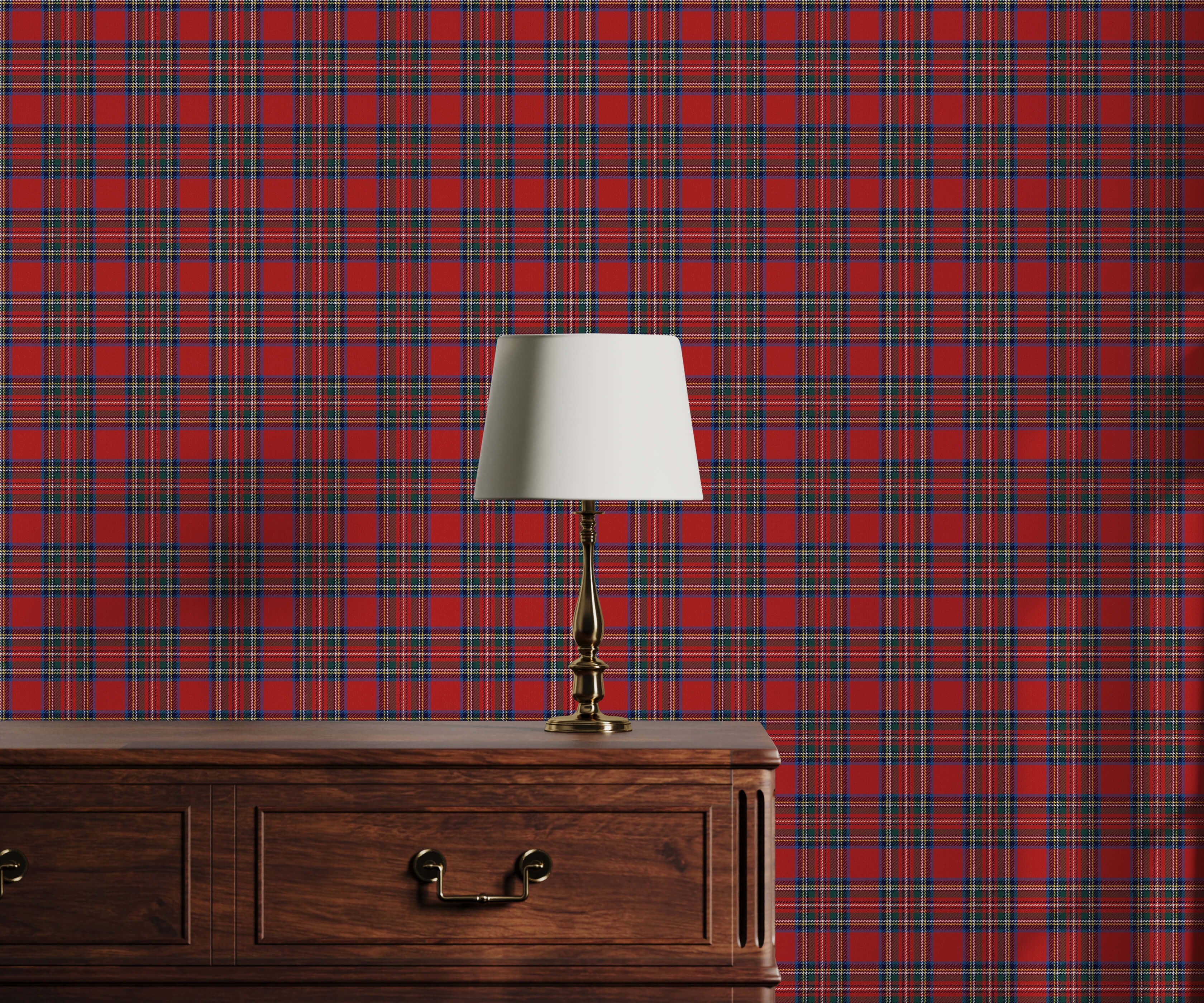 Bobbi Beck Thompson Tartan Luxury Wallpaper