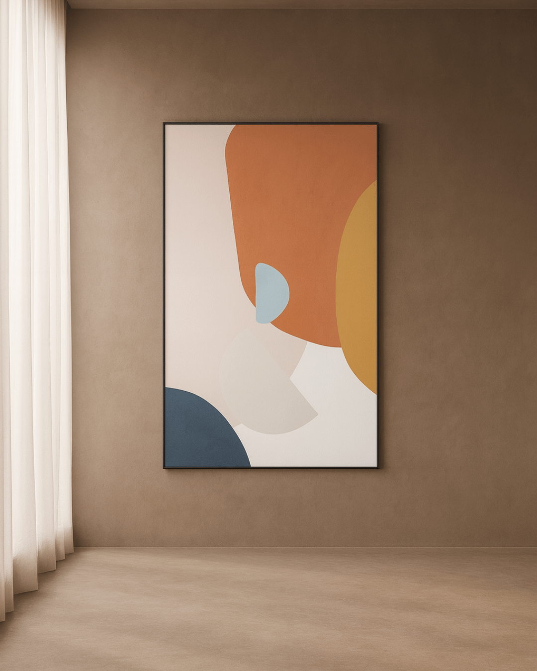 Crimson Oil Canvas
