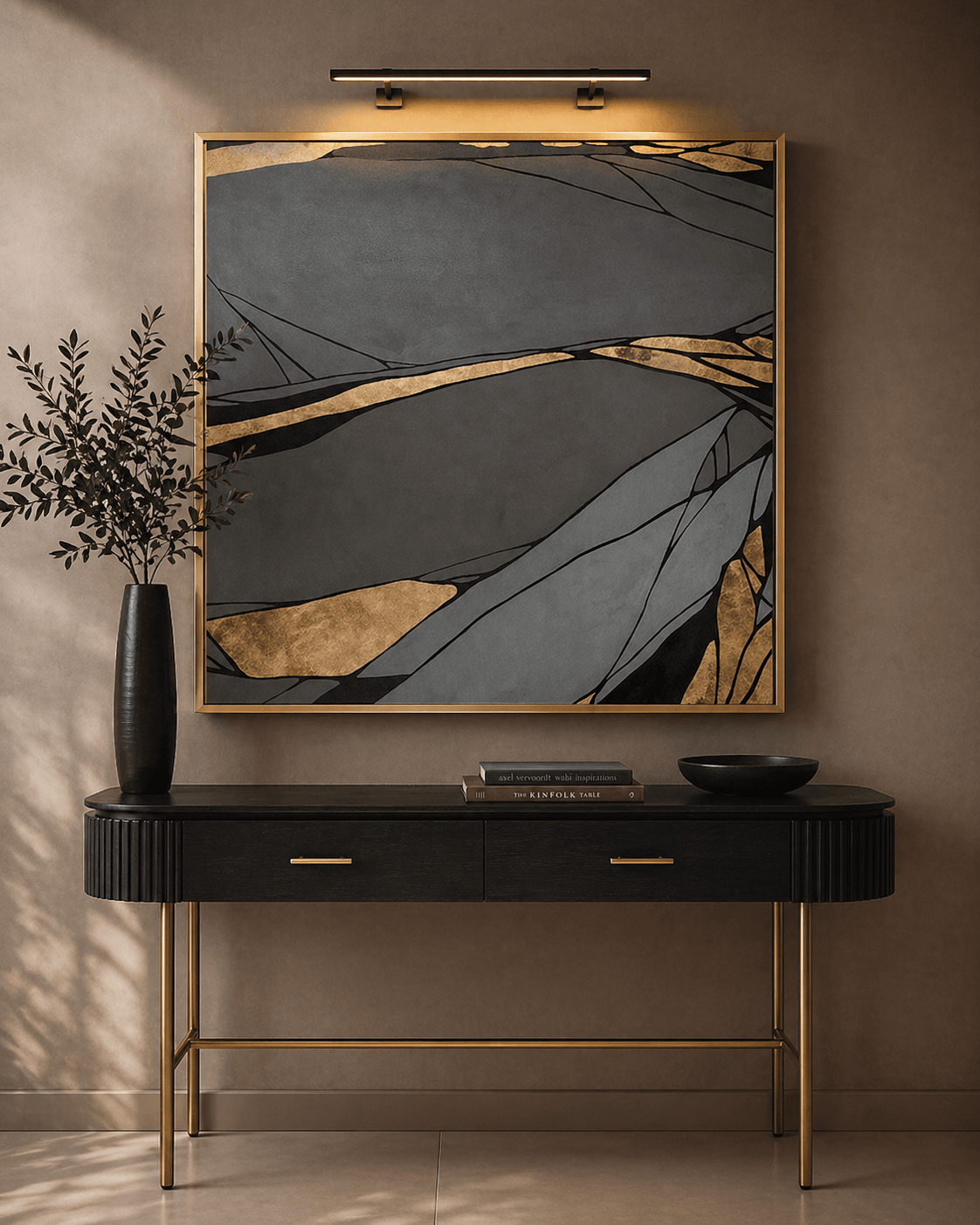 Gold Spectrum Wall Art
