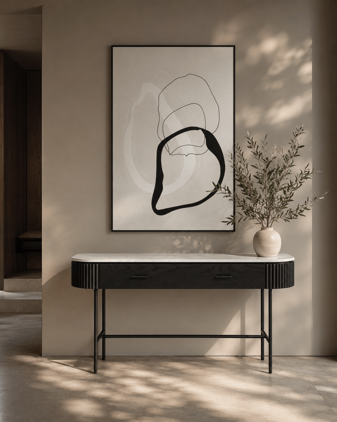 Line up - Oil painting