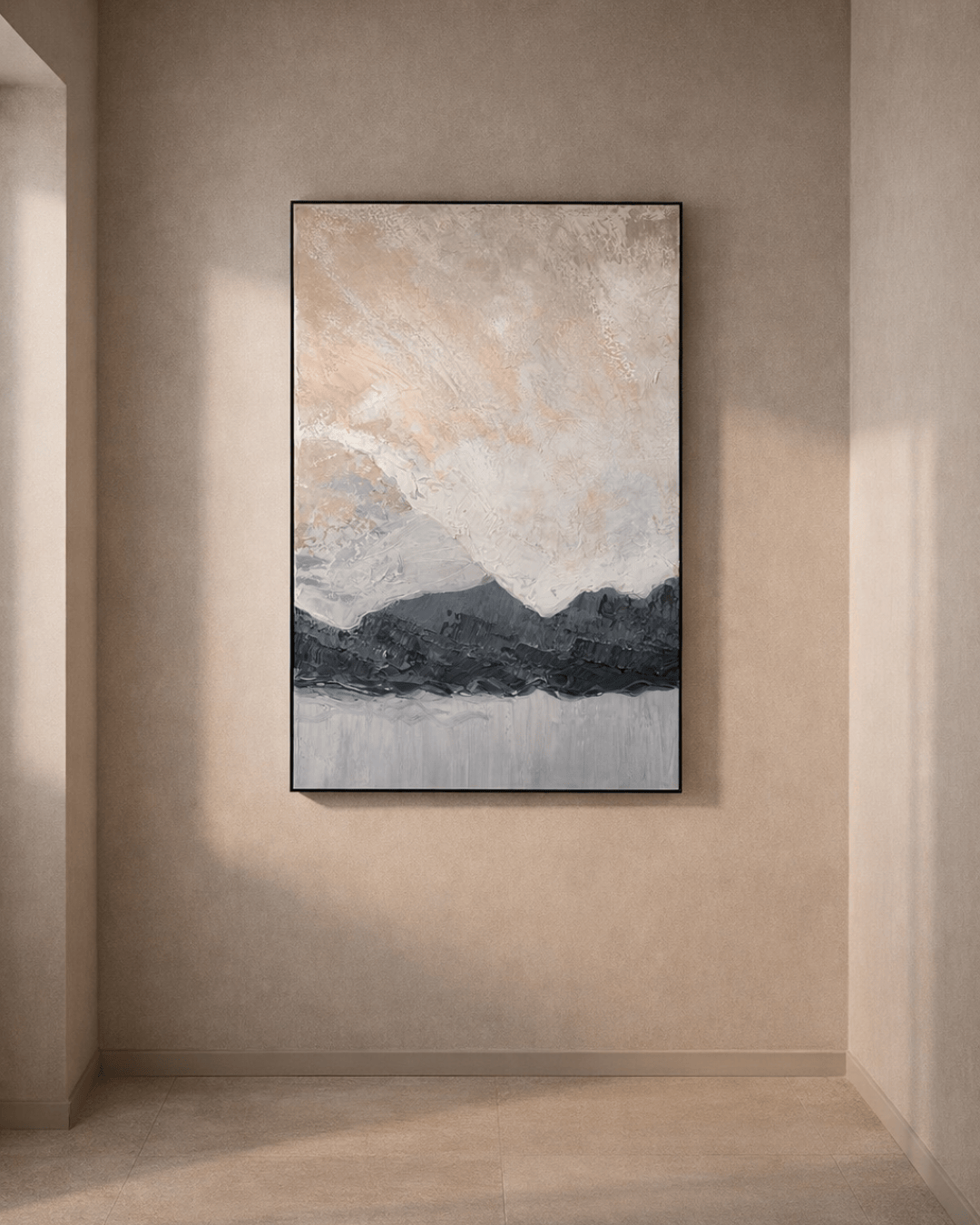 Tommy Franks Winter Morning - Oil painting