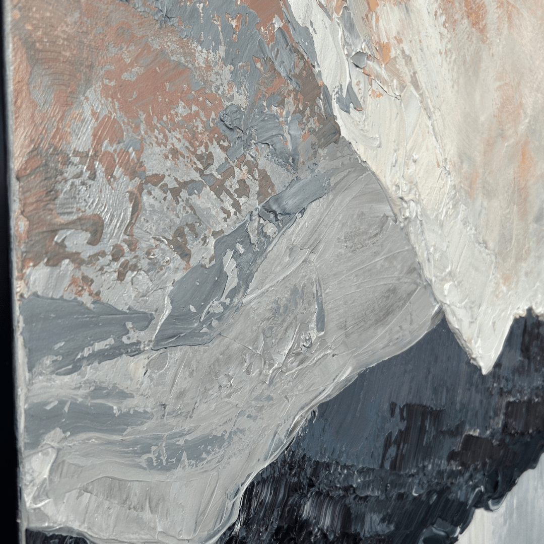 Tommy Franks Winter Morning - Oil painting