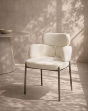 Dream Dining Chair - Embley Bouclé White