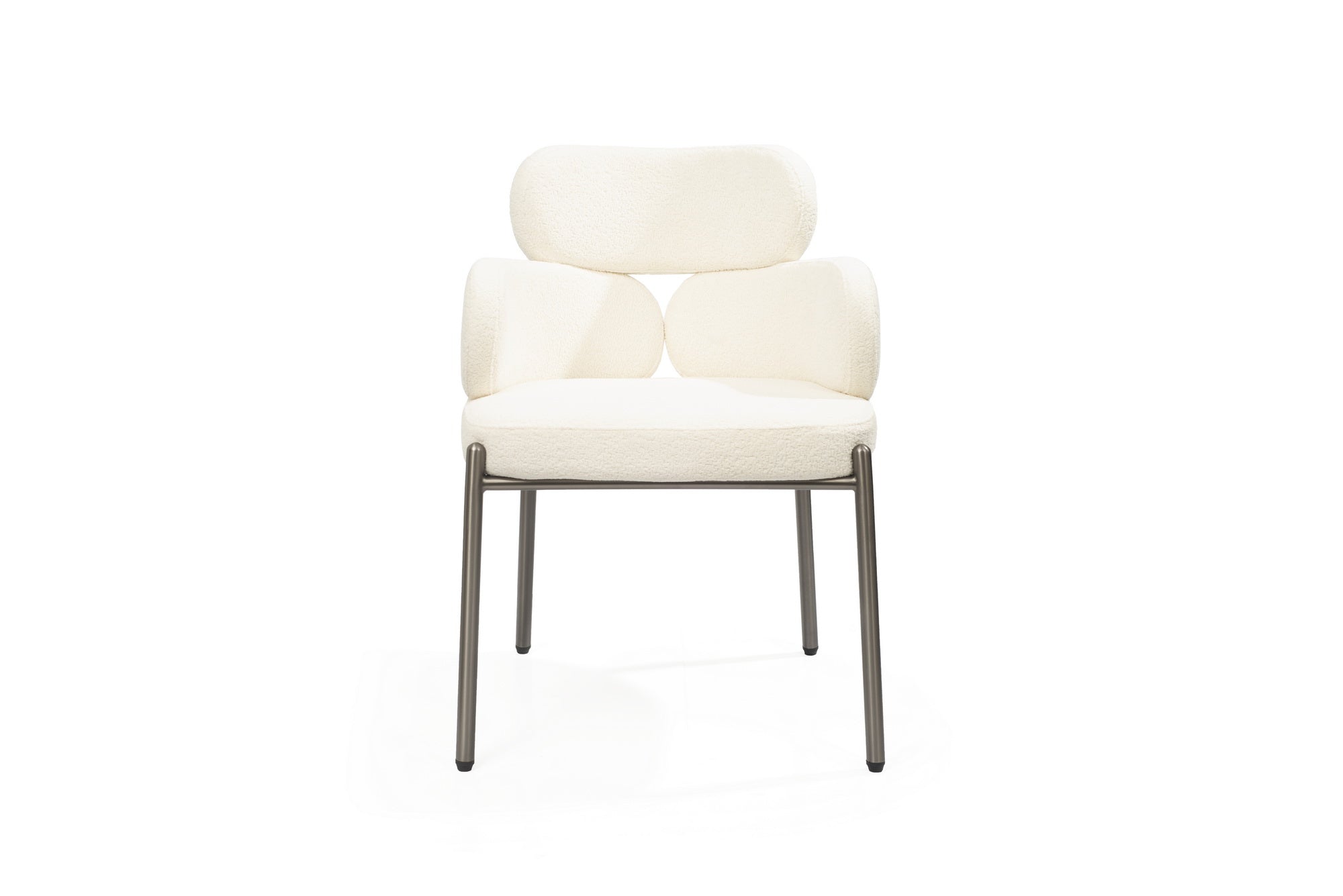 Tommy Franks Dream Dining Chair - Embley Bouclé White  | OUTLET