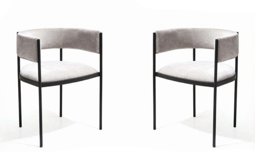 Envie I Dining Chair - Set of 2 - Giselle Grey Beige