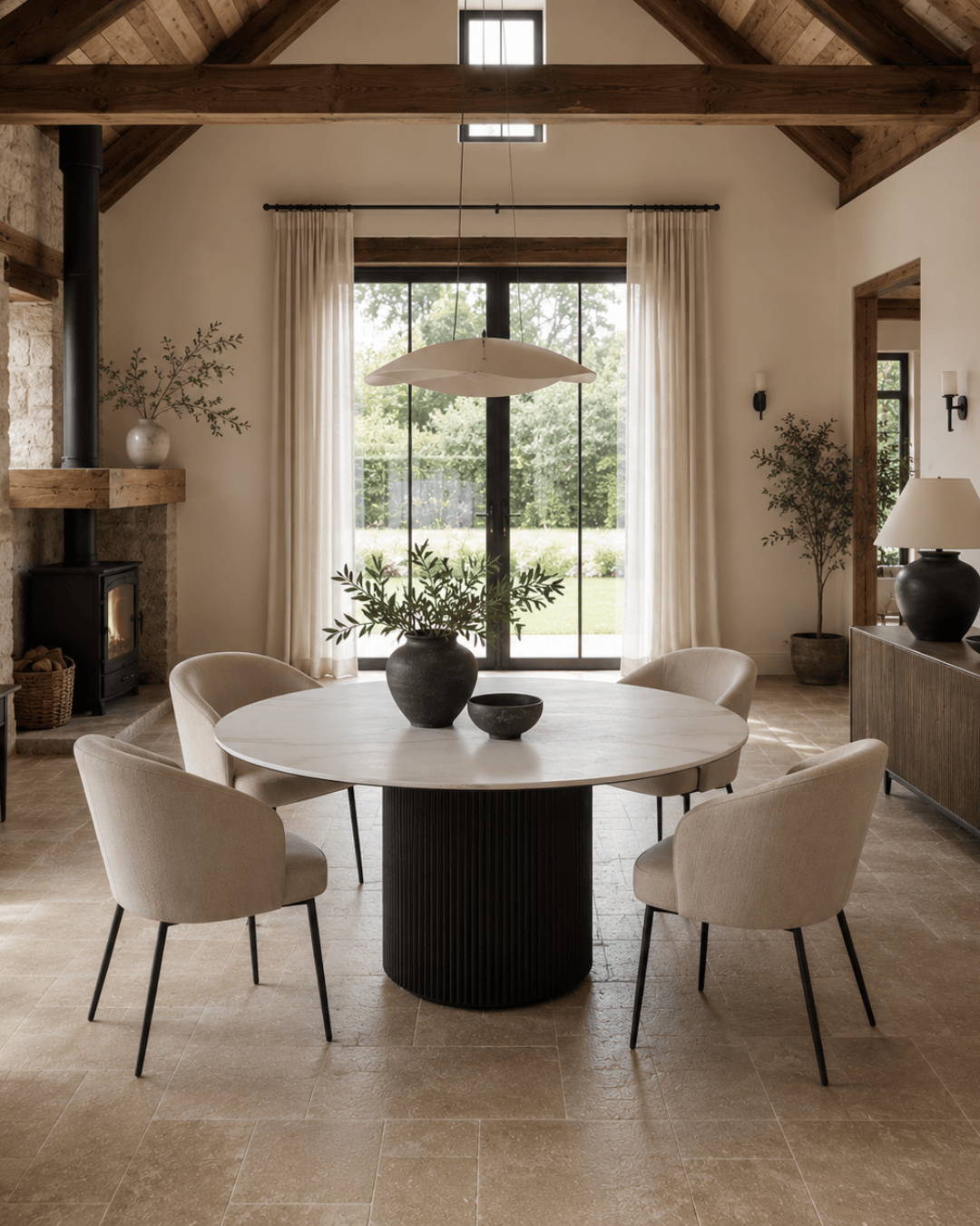 Lantine Marble 120 Dining Table