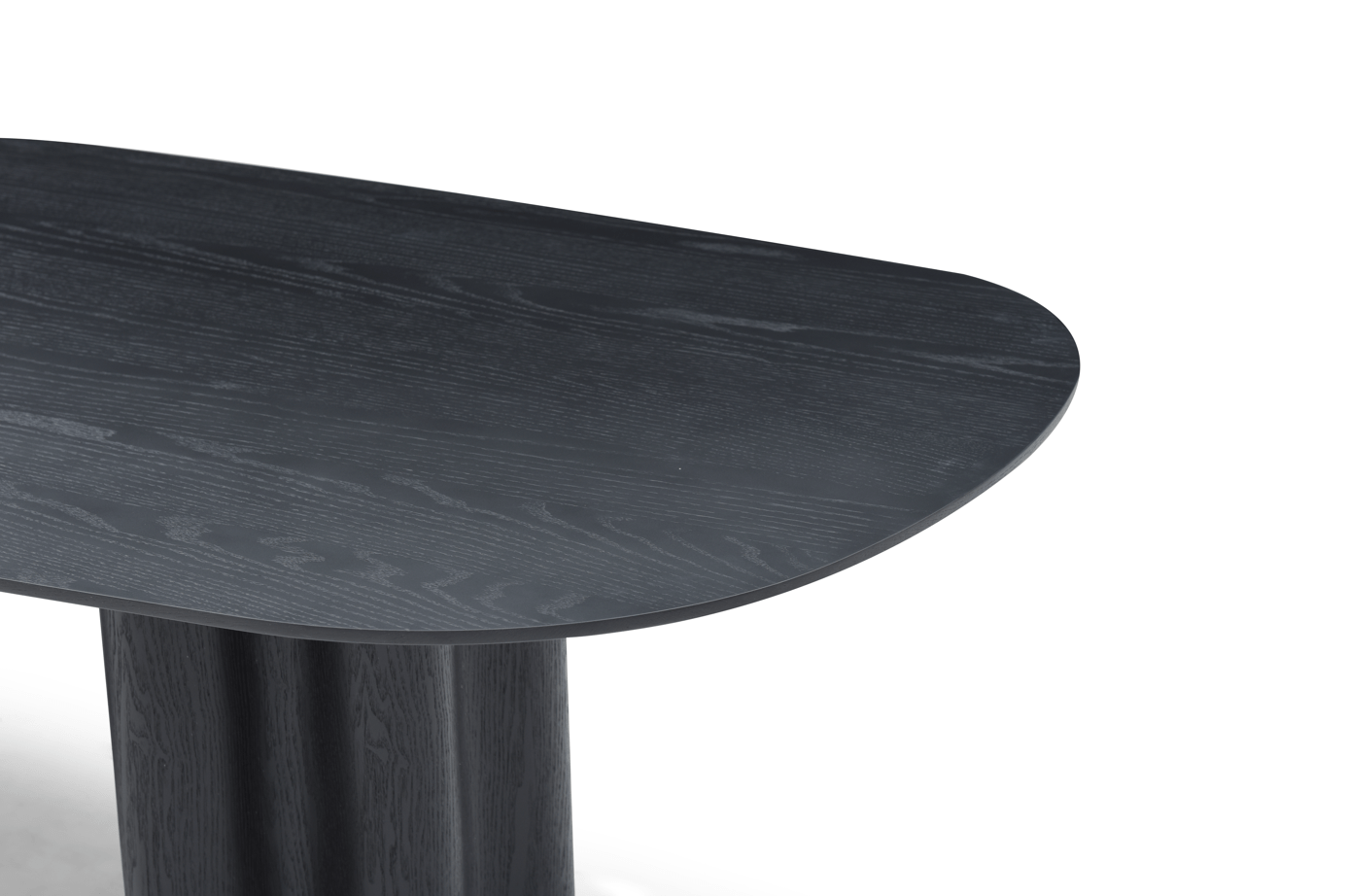 Moon Dining Table 240 - Black Oak