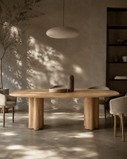 Tommy Franks Moon Dining Table 240 - Light Oak
