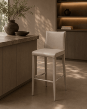 Othello Bar Stool - Concrete Grey