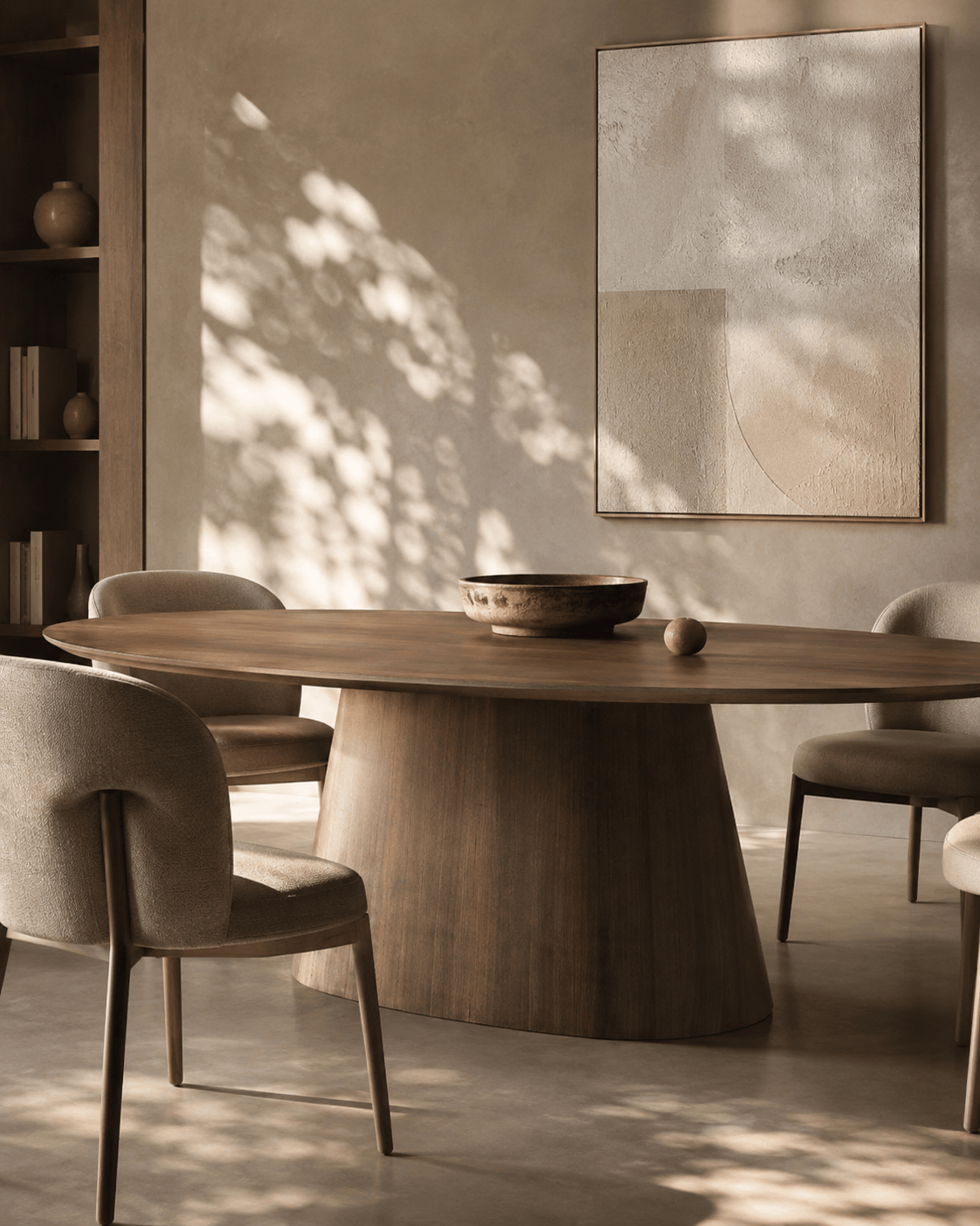 Tavamo Dining Table - Oval - Walnut