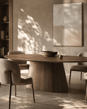 Tavamo Dining Table - Oval - Walnut
