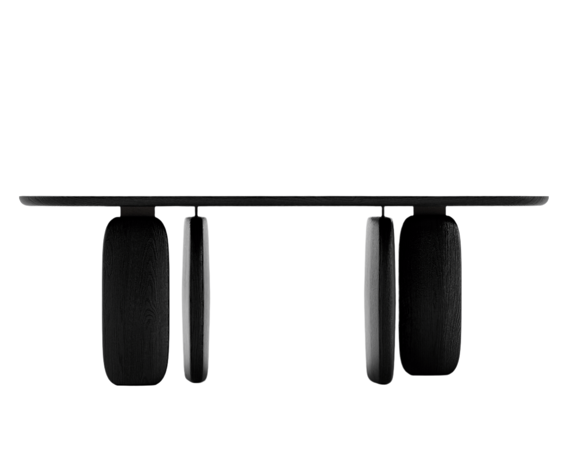 Underline 210 Dining Table - Black Oak