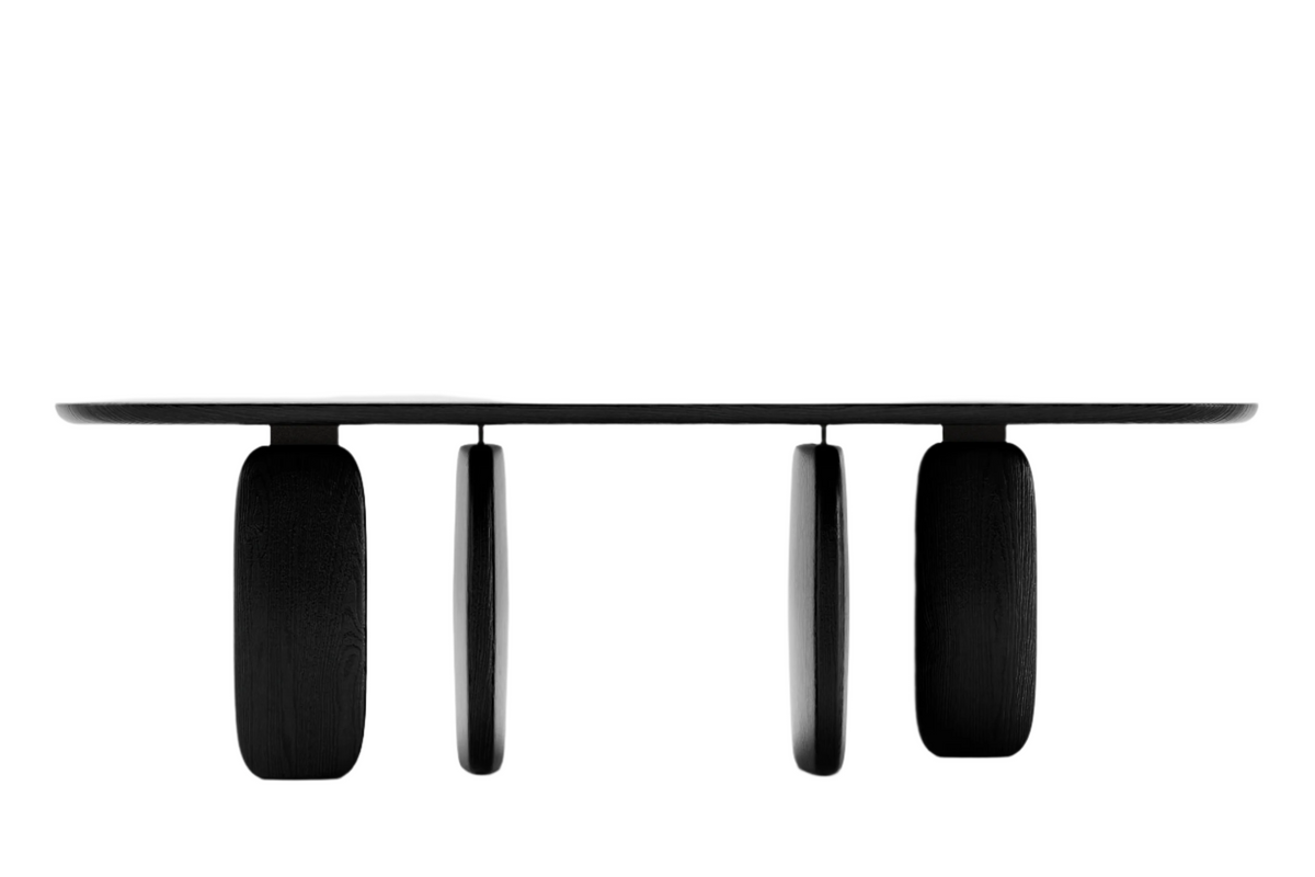 Underline 240 Dining Table - Black Oak