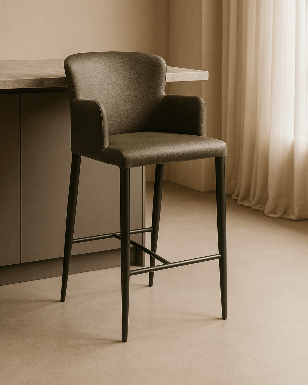 Tommy Franks Varsi Counter Stool - Baretta Green