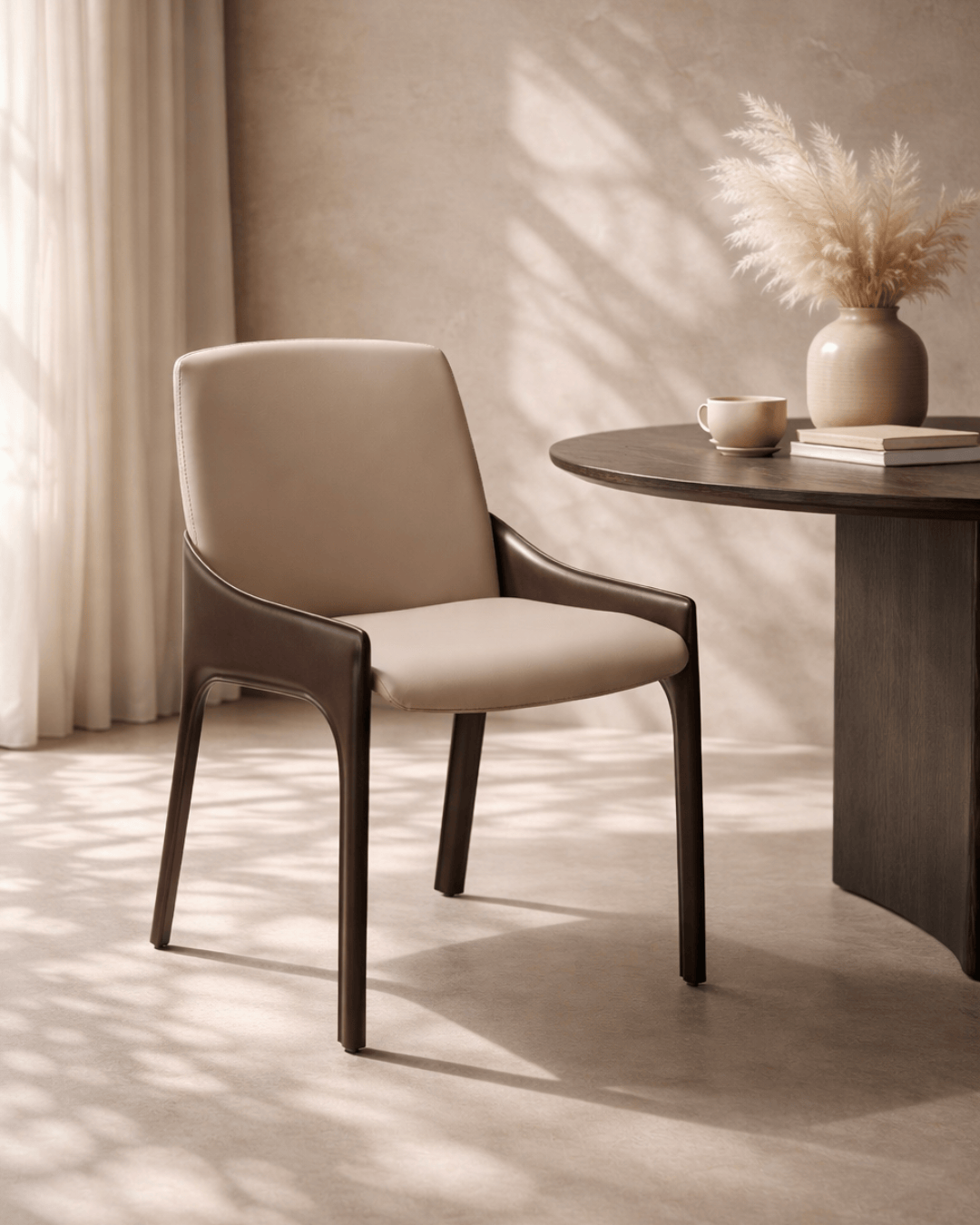 Villa Dining Chair - Set of 2 - Dark Marble