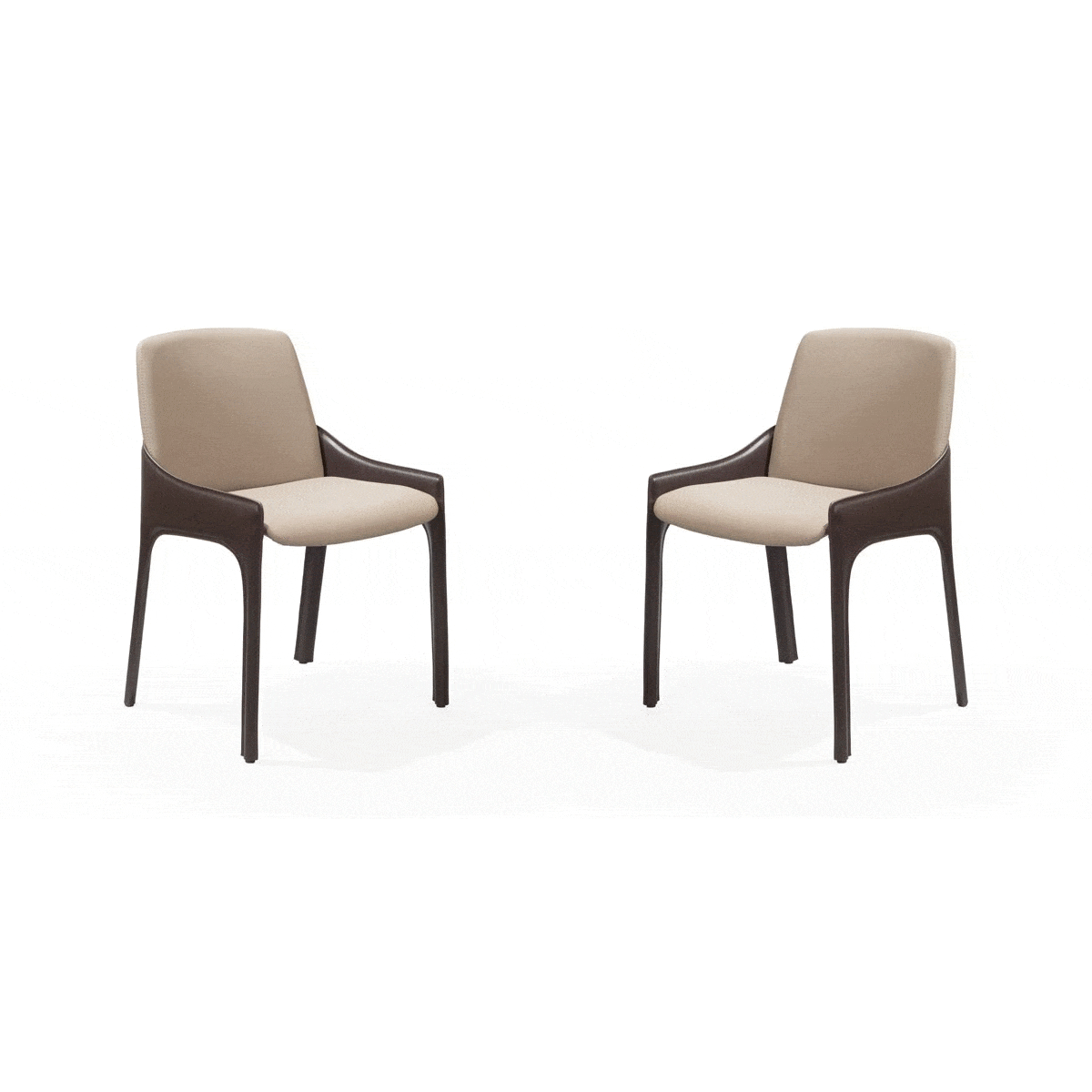 Villa Dining Chair - Set of 2 - Dark Marble