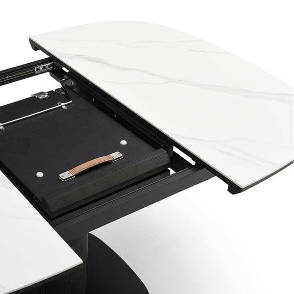 Vita Extension Table - White Ceramic