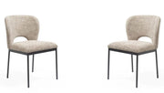 Wolfie Dining Chair - Set of 2 - Taupe | OUTLET