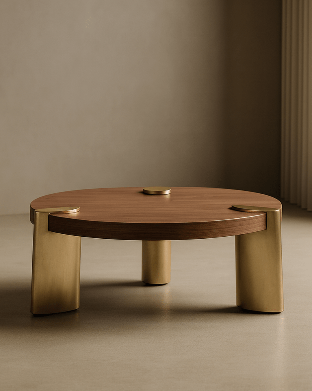Amara Coffee Table - Small - Dark Walnut
