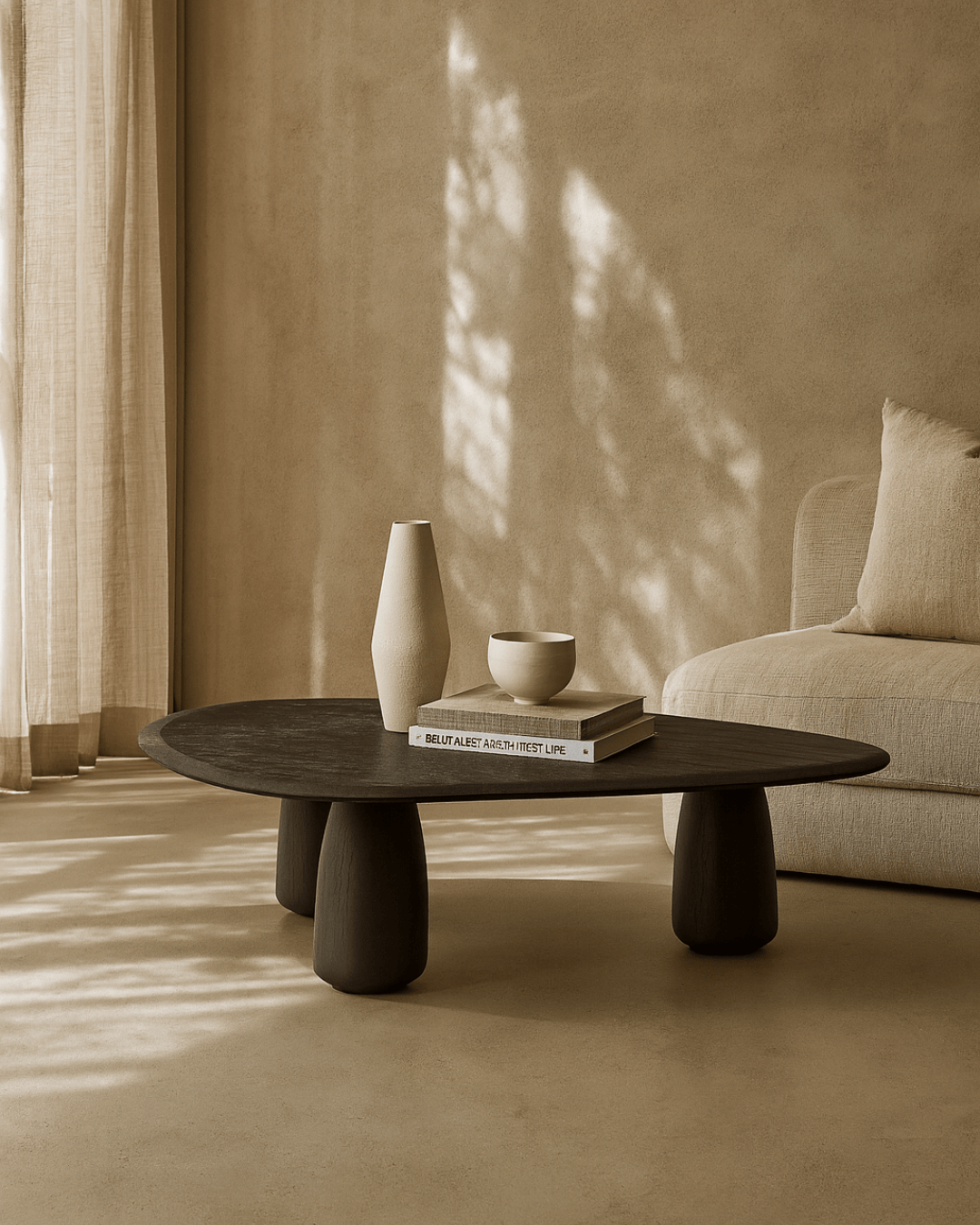 Basilca Coffee Table - Matte Black
