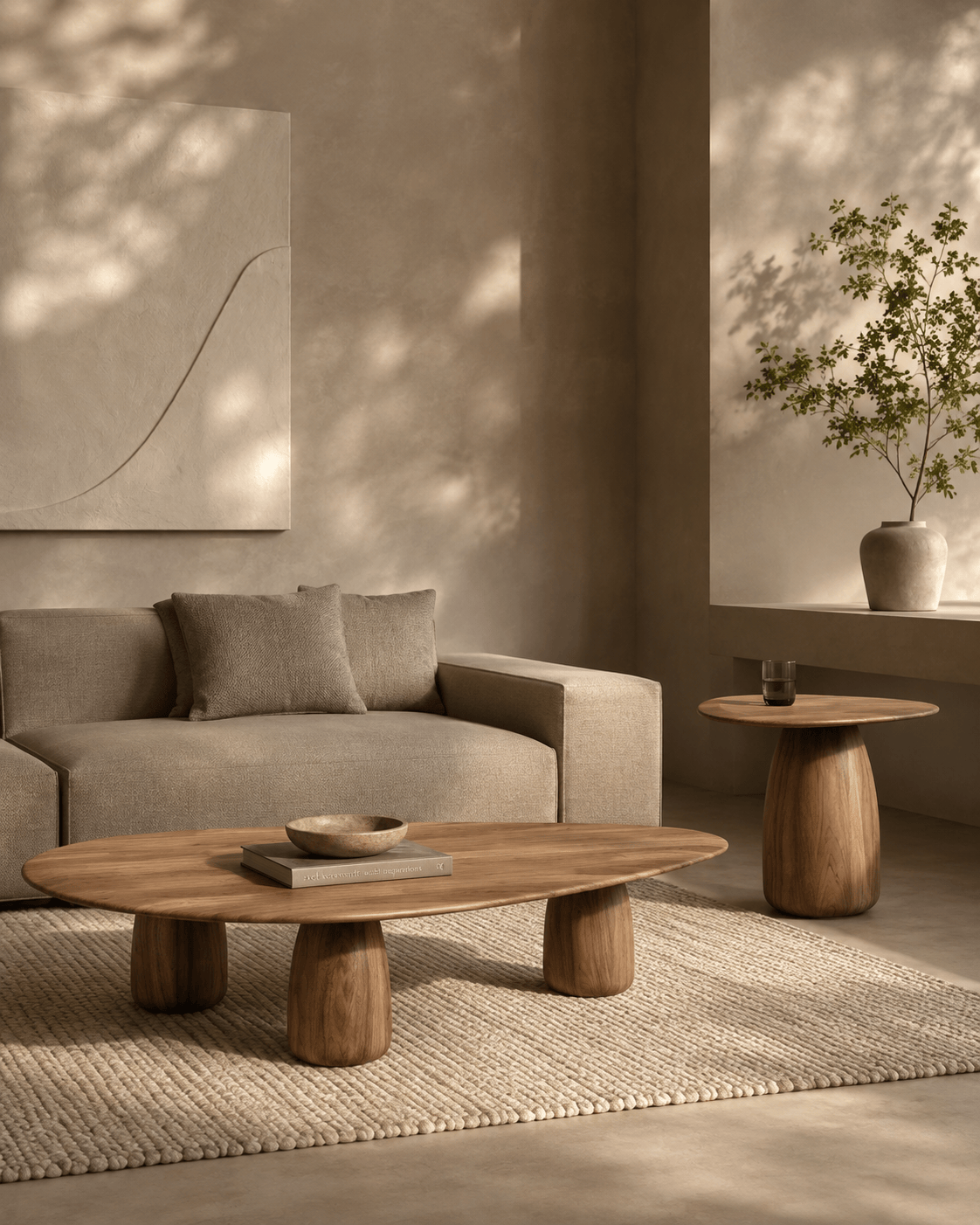Basilca Coffee Table - Walnut