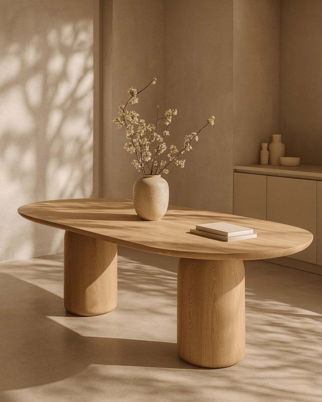 Basilca Dining Table 240 - Ash Oak