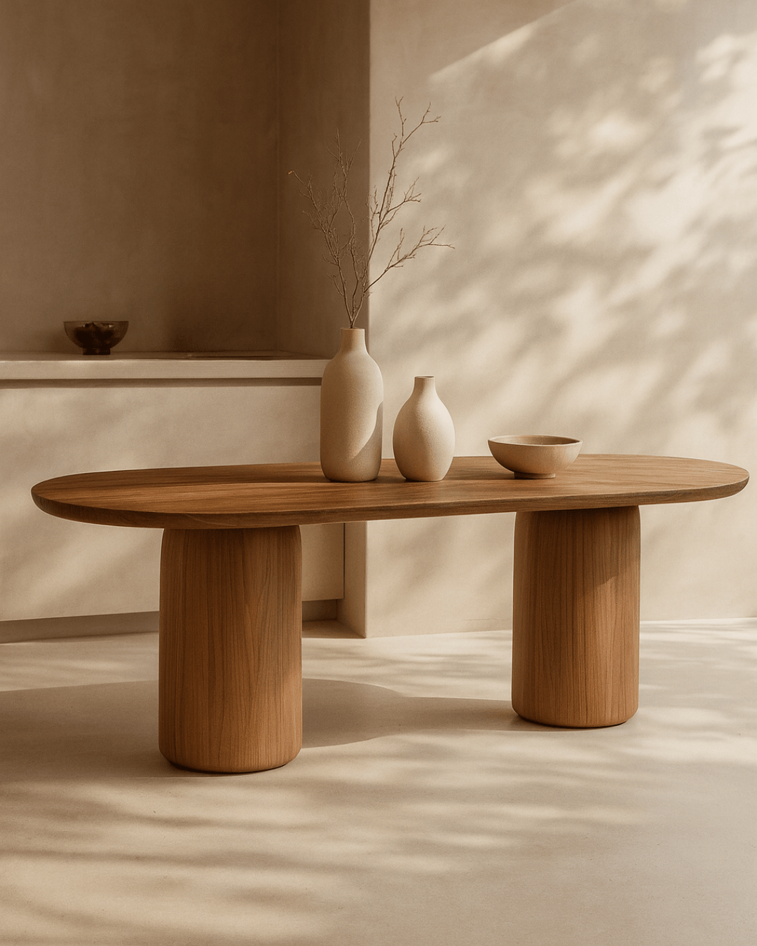 Basilca Dining Table 240 - Walnut