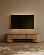 Berwick TV Unit - Ash Oak