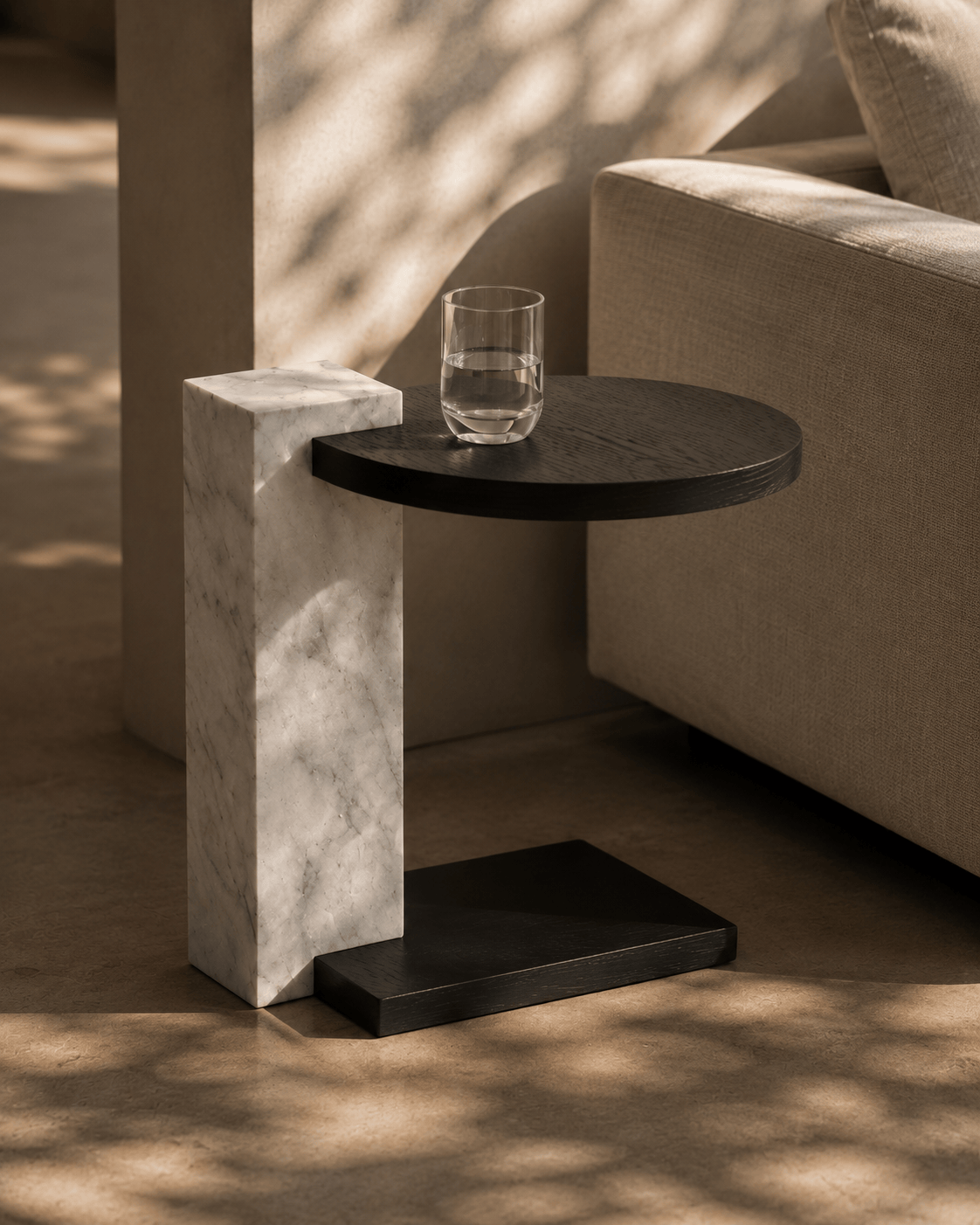 Tommy Franks Blanc Side Table