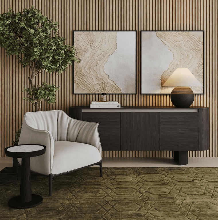 Tyrone Lounge Chair - Beige