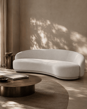 Cove 4-Seater Sofa - Avery Velour Cream