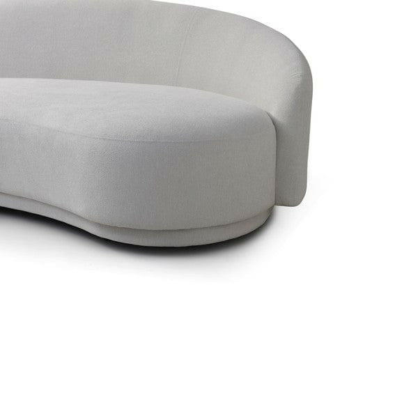 Cove 4-Seater Sofa - Avery Velour Cream