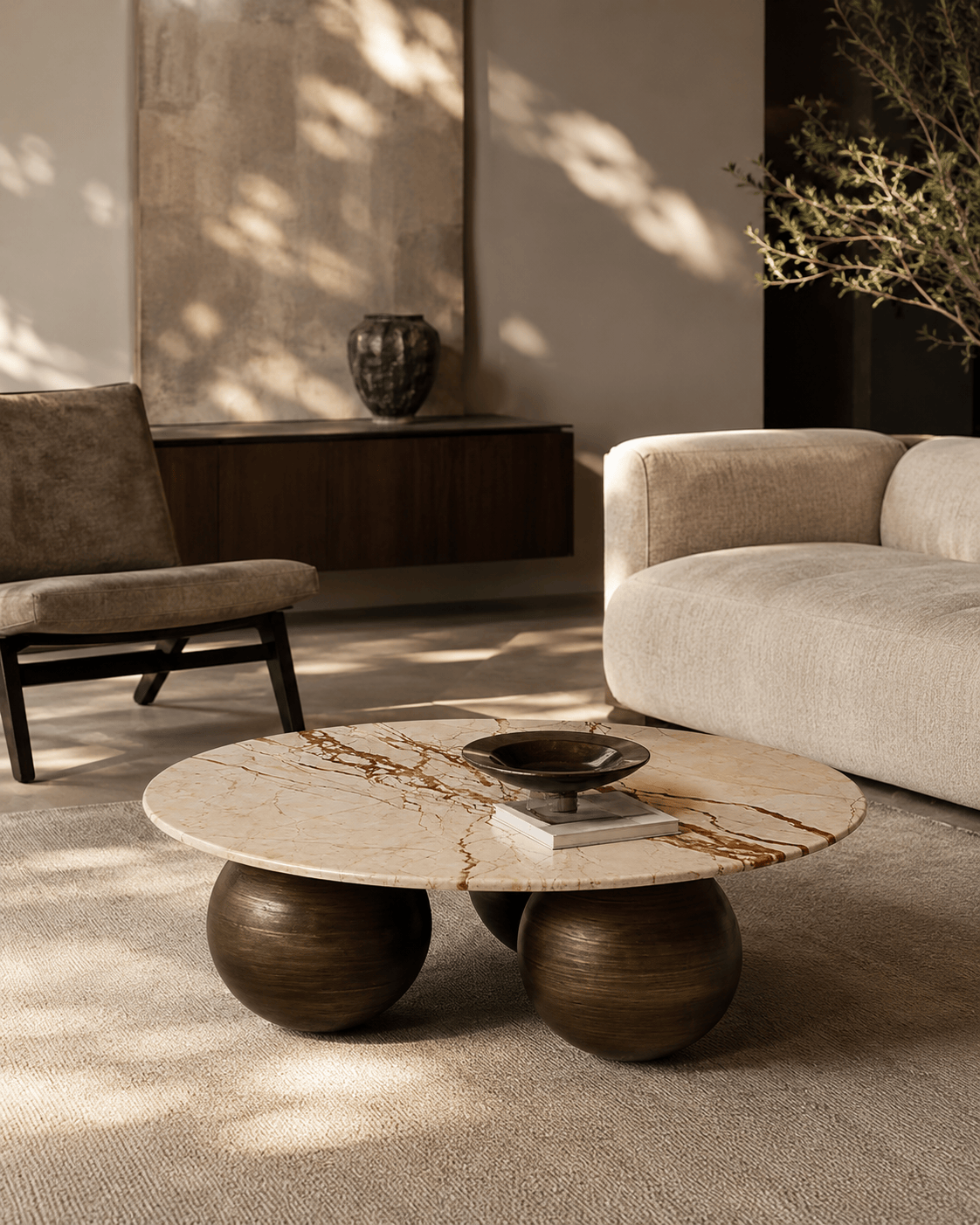 Tommy Franks Crescent Coffee Table