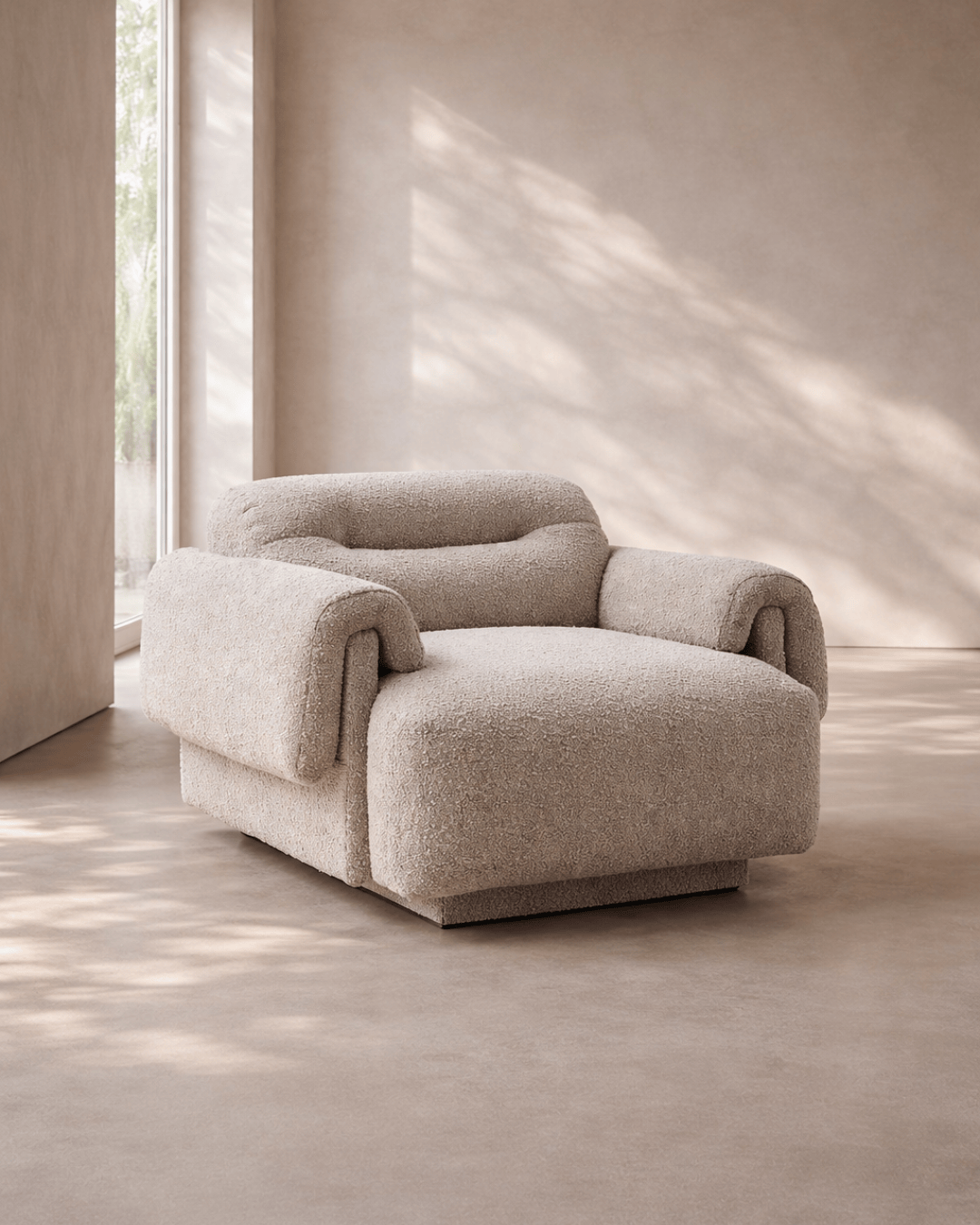 Frankie 1-Seater Sofa - Chex Steam Bouclé