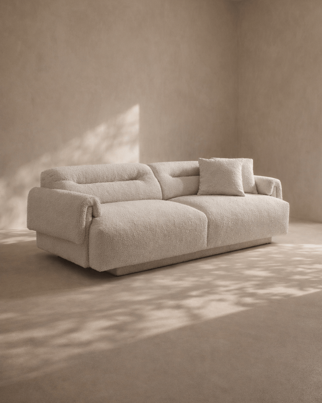 Frankie 3-Seater Sofa - Chex Steam Bouclé